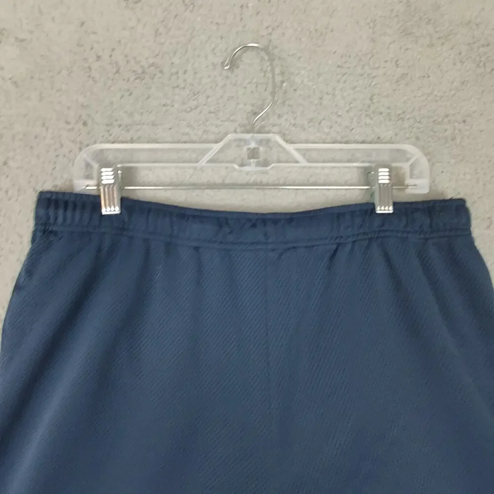 Nike Shorts Mens Medium Blue Swoosh Basketball Athletic Workout Swimming Trunks